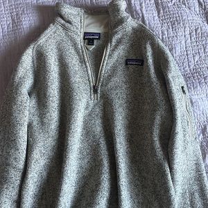 Birch-White Patagonia Pullover